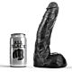 Dildo All Black 22 CM – Mjukt och Flexibelt Utförande