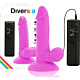 Realistisk Dildo Diversia 17 cm med Vibrering