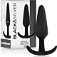 Analplugg BLACK&SILVER Hansel med handtag