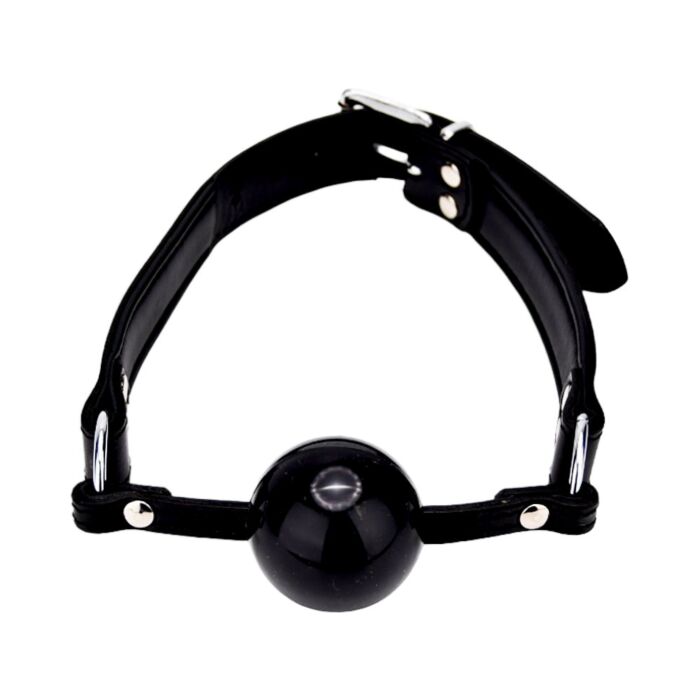 Restraints Bound Leather Solid Ball Gag Justerbar Design Restraints Bound Leather Solid Ball Gag Justerbar Design
