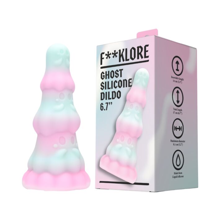 Dildo F**kLore Ghost Silikon med Sugkoppsdesign Dildo F**kLore Ghost Silikon med Sugkoppsdesign