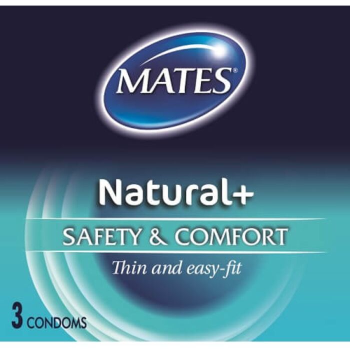 Kondom Mates Natural 3 Pack - Smidig och Säkert Kondom Mates Natural 3 Pack - Smidig och Säkert