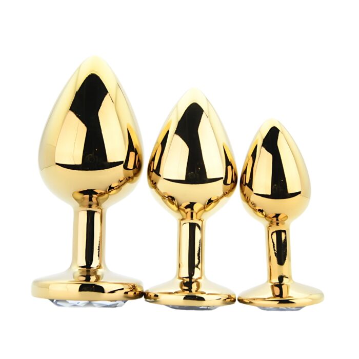 Buttplug Toosh Set med 3 Storlekar och Ädelstensbas Buttplug Toosh Set med 3 Storlekar och Ädelstensbas