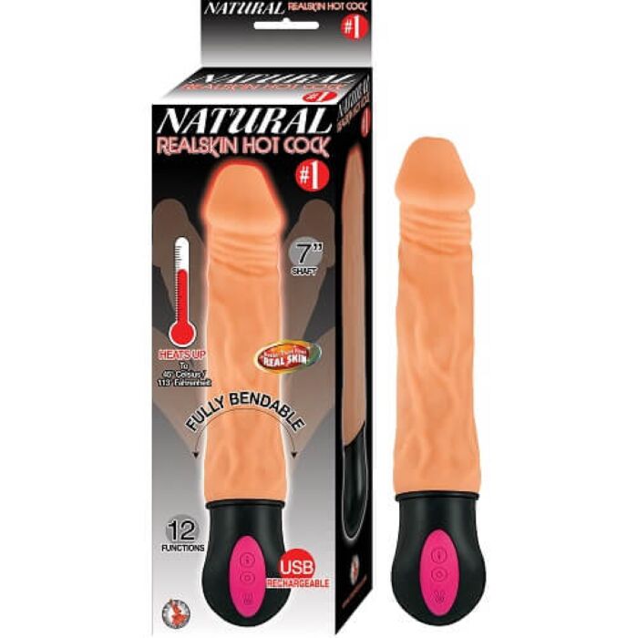 Realistisk Dildo Nasstoys 7 tum med värmefunktion Realistisk Dildo Nasstoys 7 tum med värmefunktion