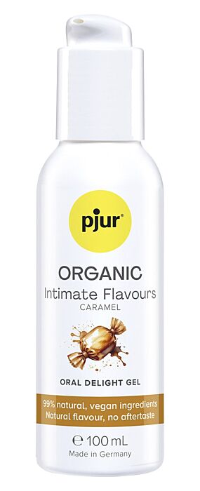 Smaksatt intimgel pjur ORGANIC Intimate Flavours Caramel