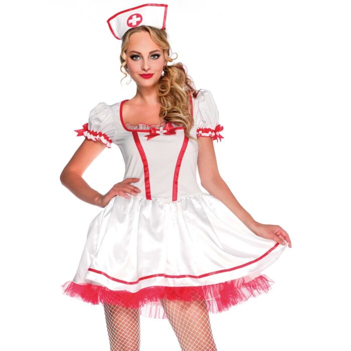 Kostym Leg Avenue Naughty Nurse tvådelad set Kostym Leg Avenue Naughty Nurse tvådelad set