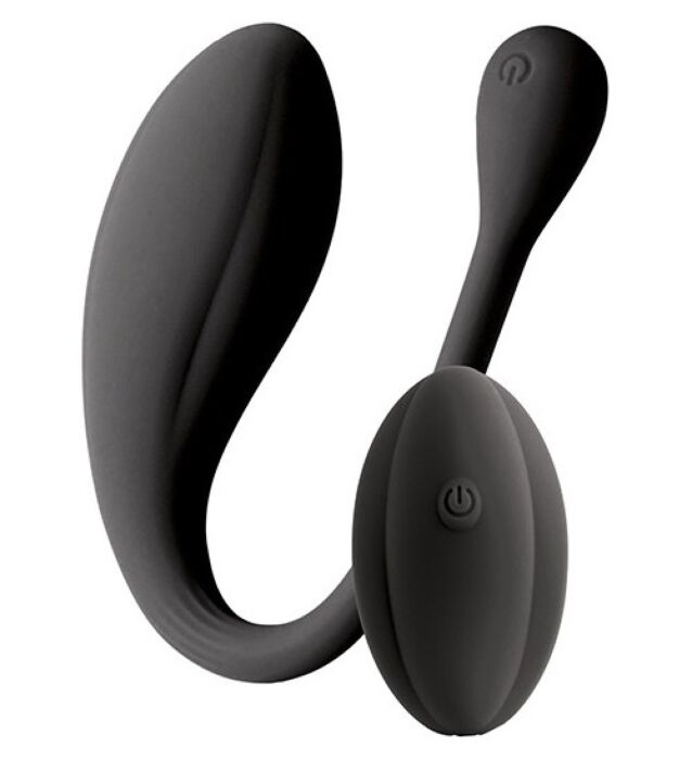 Vibratorägg S Pleasures Premium Line VIVIANE – svart med fjärrkontroll