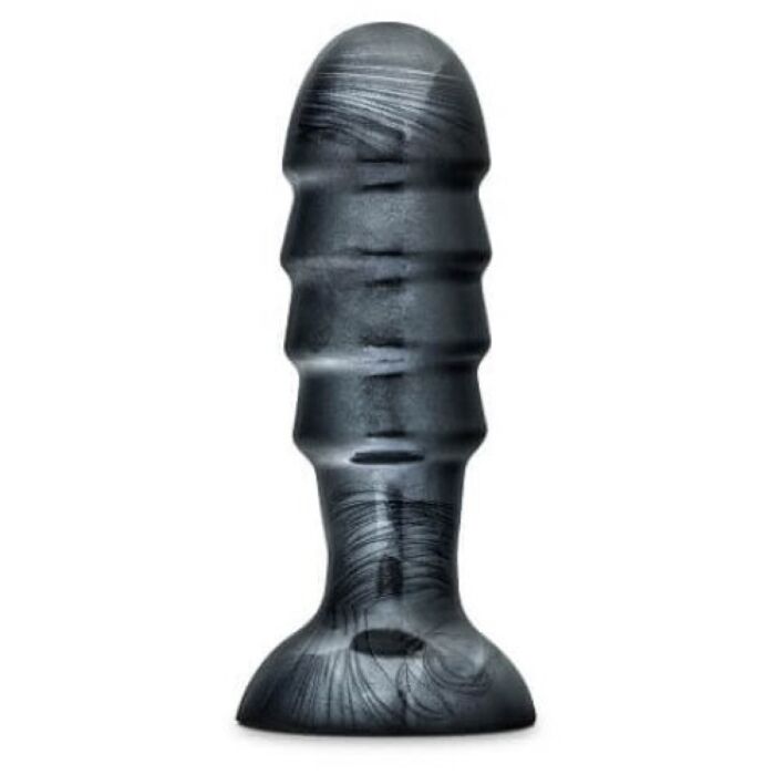 Blush Novelties Jet Bruiser stor räfflad analplugg 7,5 tum