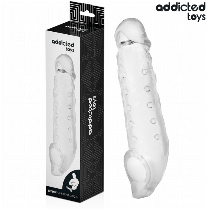 Transparent penis extension för ökad njutning Transparent penis extension för ökad njutning
