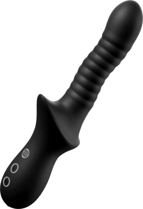 Analvibrator FETISH FANTASY ELITE Pleasure Wave svart, uppladdningsbar
