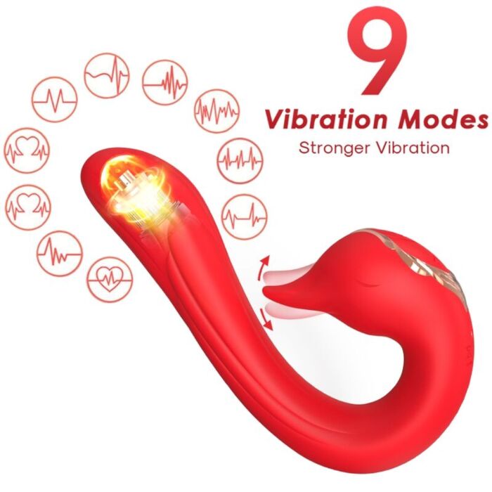 Vibrator ARMONY DELFIN med värmeeffekt Vibrator ARMONY DELFIN med värmeeffekt