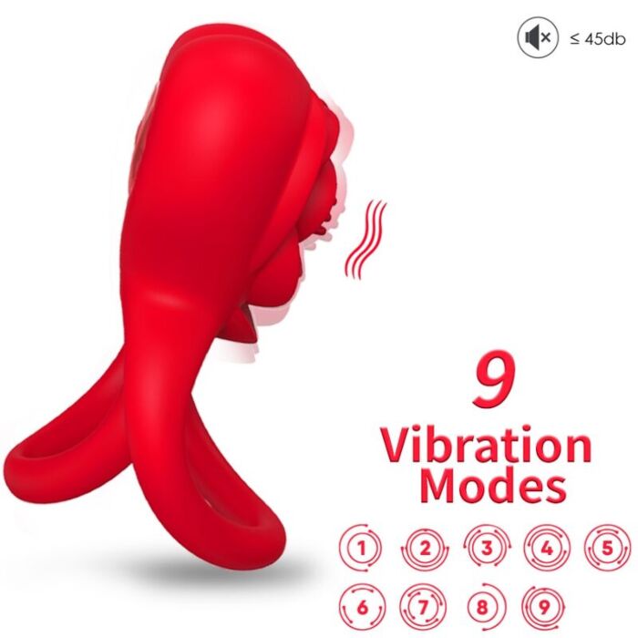 Ring Vibrator ARMONY - Hjärtformat design Ring Vibrator ARMONY - Hjärtformat design