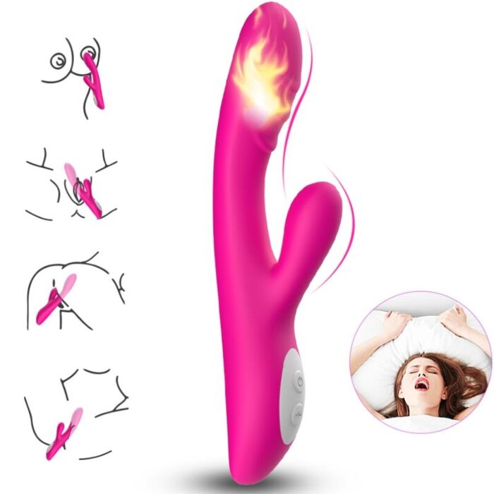 Vibratör ARMONY Spark med värmeeffekt och dubbel stimulering Vibratör ARMONY Spark med värmeeffekt och dubbel stimulering
