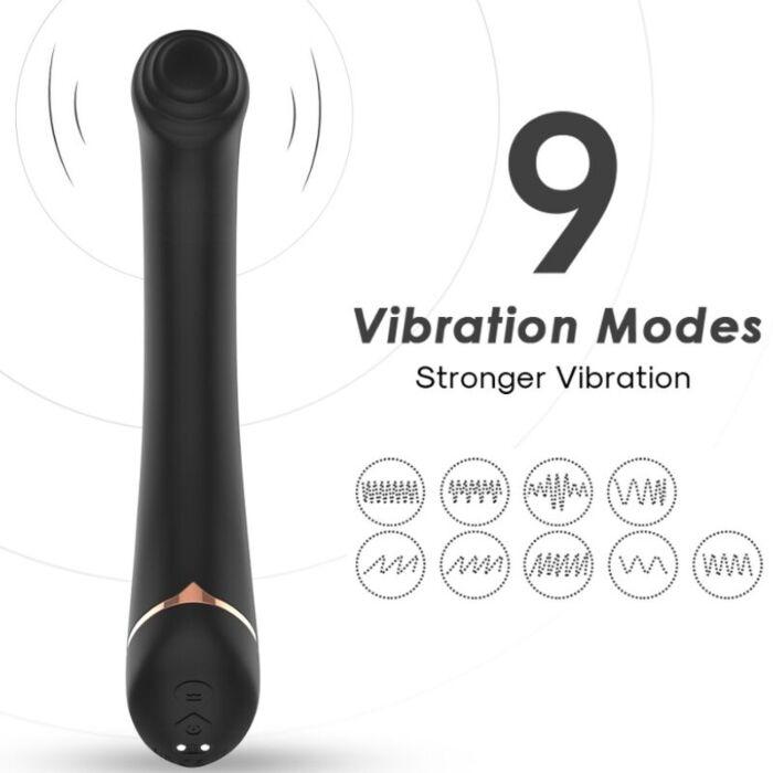Fleksibel silikonvibrator för njutning Fleksibel silikonvibrator för njutning