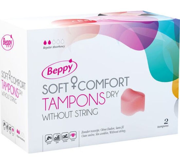 Beppy Classic Tamponger - Diskret och Bekväm Skydd, 2 st