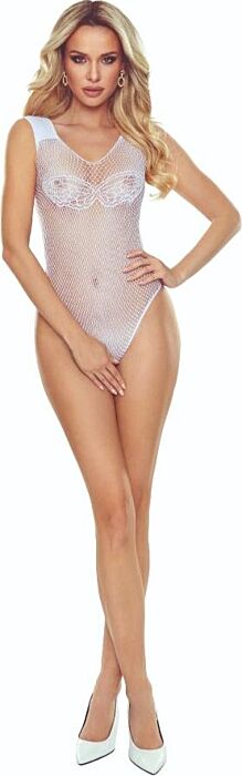 Bodystocking Passion BS109 Mariposa Blanco - Sensualidad Bodystocking Passion BS109 Mariposa Blanco - Sensualidad