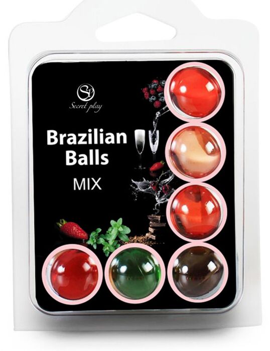Bollar med Fruktsmak från Secretplay - 6 Smältande Bollar