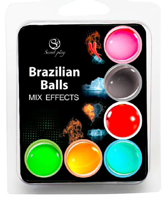 Brazilianska Bollar Set SECRETPLAY – Oemotståndlig Doft och Känsla
