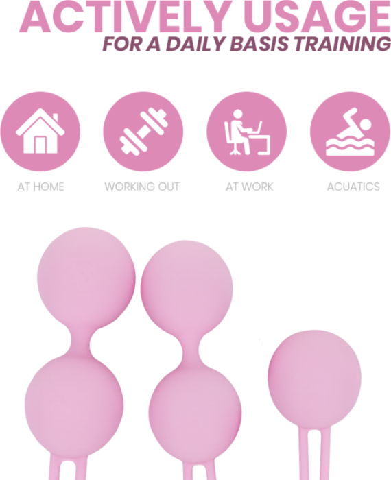 Bolas de Silicona Intimichic Pelvis Health II para Suelo Pélvico Bolas de Silicona Intimichic Pelvis Health II para Suelo Pélvico