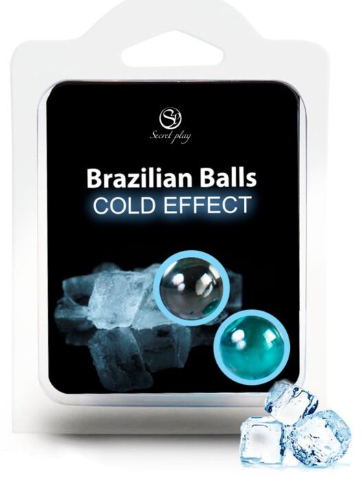 SECRETPLAY Brasilianska Kyl-effekt Bollar (2-pack)