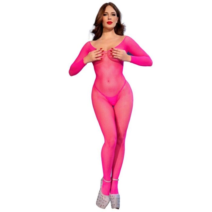 Bodystocking ChiliRose CR 4894 med lång ärm Bodystocking ChiliRose CR 4894 med lång ärm