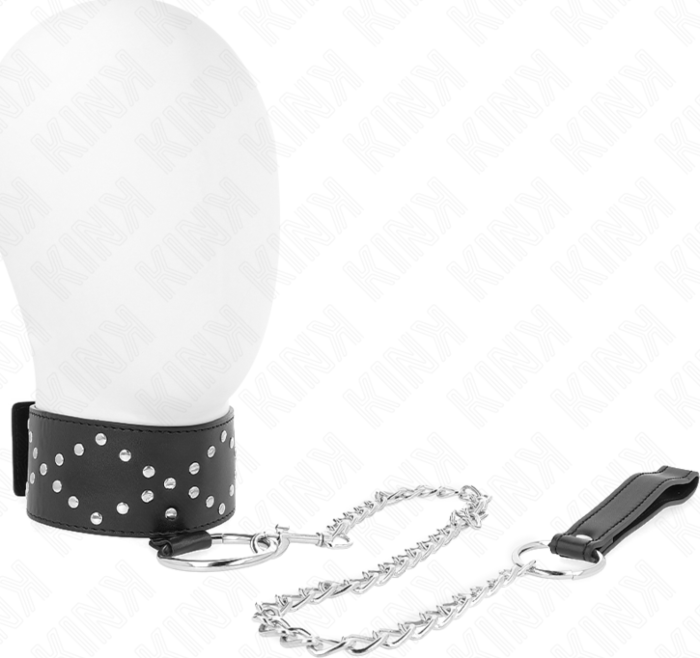 Collar BDSM KINK Modelo 3 Ajustable con Correa Collar BDSM KINK Modelo 3 Ajustable con Correa