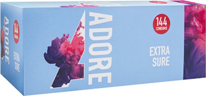 Condones Pasante Adore Extra Sure 144 unidades Condones Pasante Adore Extra Sure 144 unidades