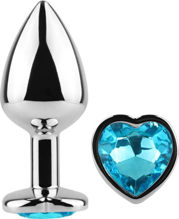 Corazón Azul - Plug Anal Metal 7 cm Corazón Azul - Plug Anal Metal 7 cm