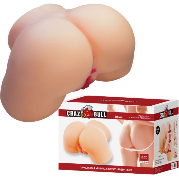 CRAZY BULL - OLIVIA TRASERO FEMENINO REALISTA VAGINA Y ANAL 5.5 KG CRAZY BULL - OLIVIA TRASERO FEMENINO REALISTA VAGINA Y ANAL 5.5 KG