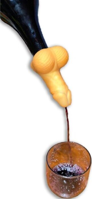 Decantador de vino DIABLO PICANTE forma pene Decantador de vino DIABLO PICANTE forma pene