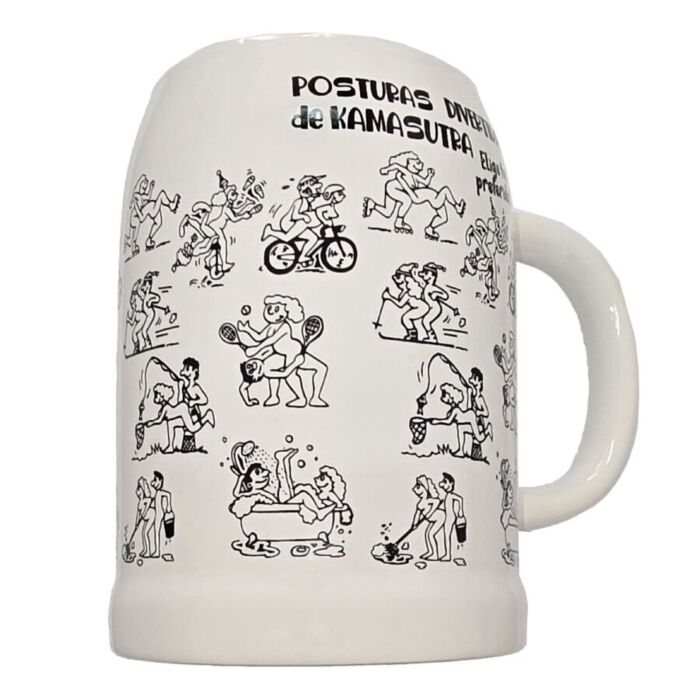Koppar Diablo Picante Kamasutra Beer Pitcher med erotiska motiv Koppar Diablo Picante Kamasutra Beer Pitcher med erotiska motiv