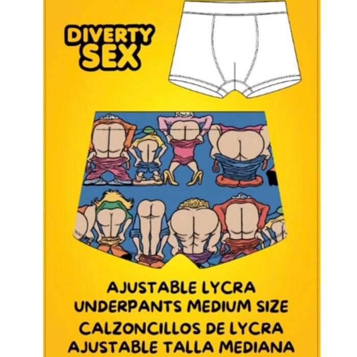 Boxers Diablo Picante Small Size Butts med rolig design Boxers Diablo Picante Small Size Butts med rolig design
