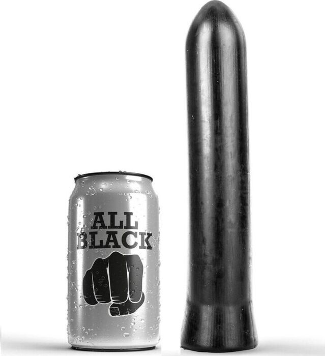 Dildo 22 cm All Black en silicona Dildo 22 cm All Black en silicona