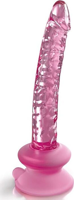 Dildo ICICLES N. 86 Vidrio con Ventosa - Placer Realista Dildo ICICLES N. 86 Vidrio con Ventosa - Placer Realista