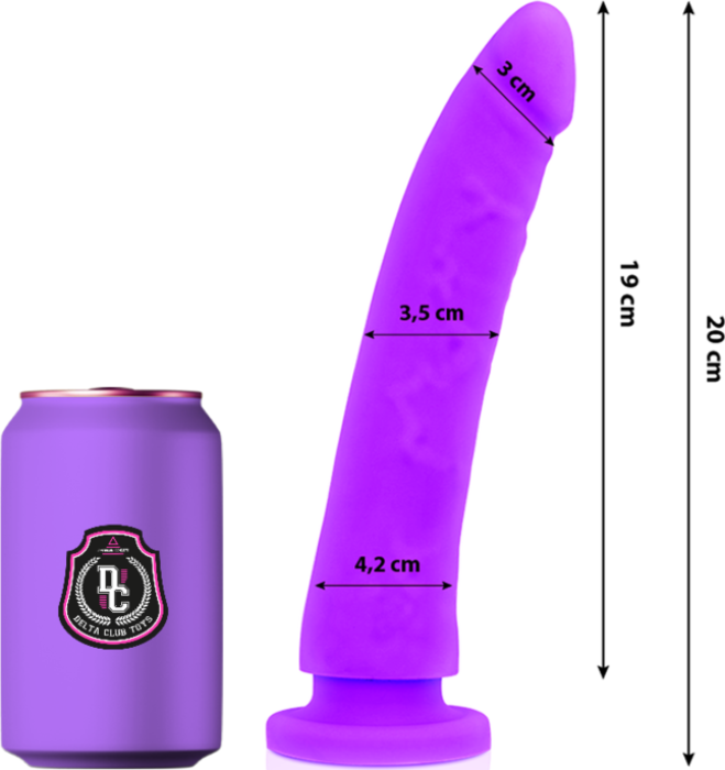 Dildo Lila Delta Silk Dildo Lila Delta Silk