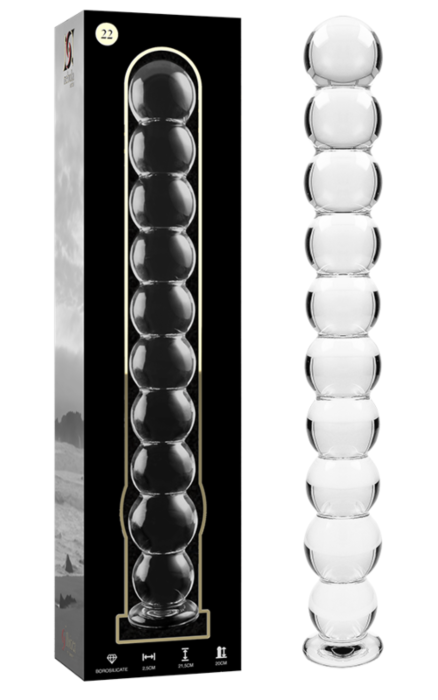 Dildo Nebula Serien av Ibiza Modell 22 21.5 cm Borosilikatglas