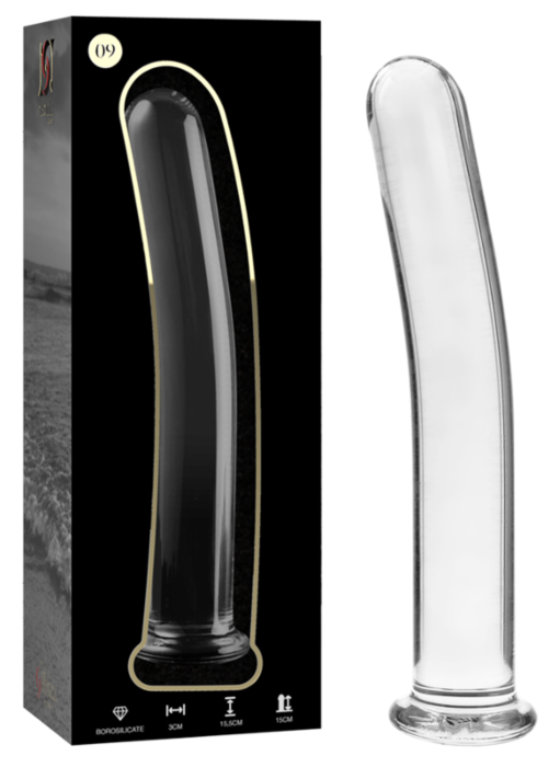 Dildo Nebula Series av Ibiza Modell 9 Borosilikatglas