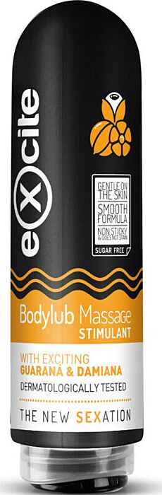Excite - Gel Masaje Estimulante Guaraná 200 ml Excite - Gel Masaje Estimulante Guaraná 200 ml