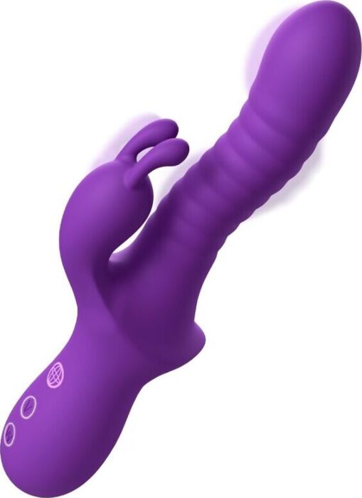 Rabbitvibrator FANTASY FOR HER Fantasy Wave WaveMotion uppladdningsbar lila
