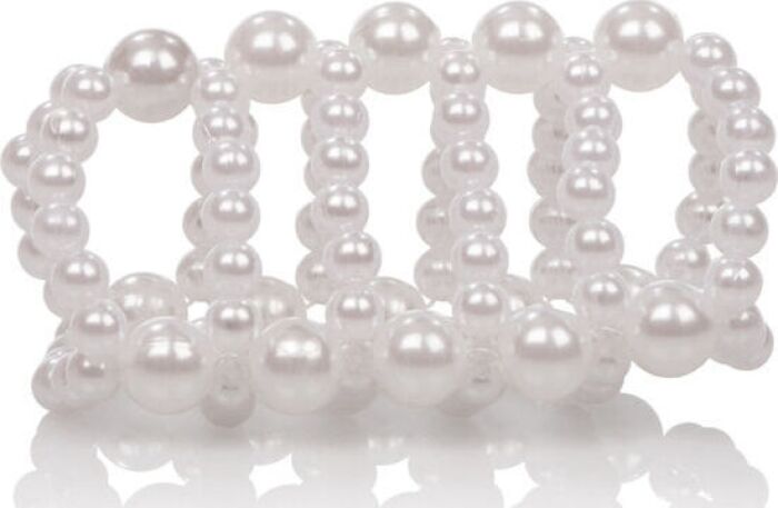 Funda Pene CalExotics Basic Essentials con Perlas Funda Pene CalExotics Basic Essentials con Perlas