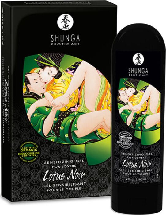 Gel sensibilizante SHUNGA Lotus Noir 60 ml Gel sensibilizante SHUNGA Lotus Noir 60 ml