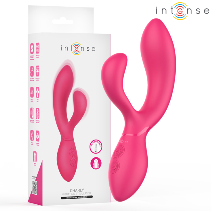 Vibrerande Stimulator INTENSE Charly med justerbar design Vibrerande Stimulator INTENSE Charly med justerbar design