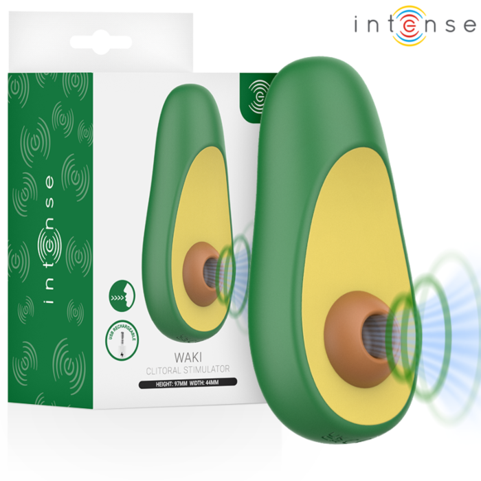 Suction Stimulator INTENSE FUN TOYS WAKI AVOCADO Suction Stimulator INTENSE FUN TOYS WAKI AVOCADO