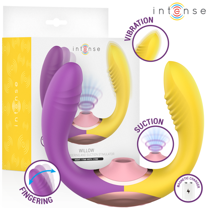 Vibrerande Stimulator INTENSE HIGH TECH Willow 3-i-1 Vibrerande Stimulator INTENSE HIGH TECH Willow 3-i-1
