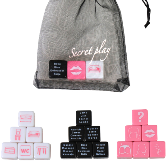 Juego 3 dados SECRETPLAY para parejas Juego 3 dados SECRETPLAY para parejas