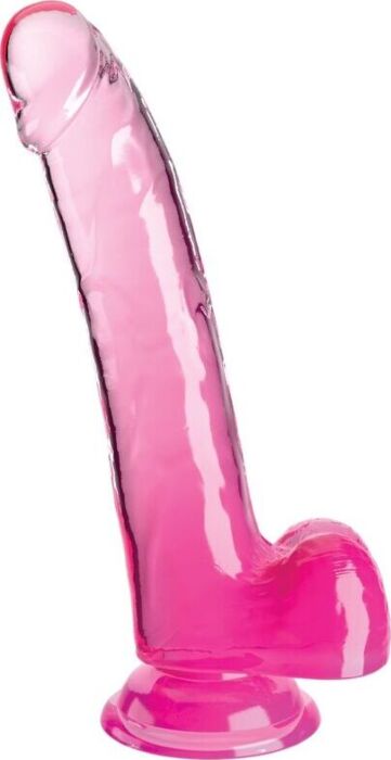 KING COCK - CLEAR DILDO CON TESTÍCULOS 20.3 CM ROSA KING COCK - CLEAR DILDO CON TESTÍCULOS 20.3 CM ROSA