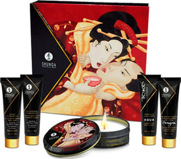 Kit parejas SHUNGA KITS Fresas y Cava — 5 productos Kit parejas SHUNGA KITS Fresas y Cava — 5 productos