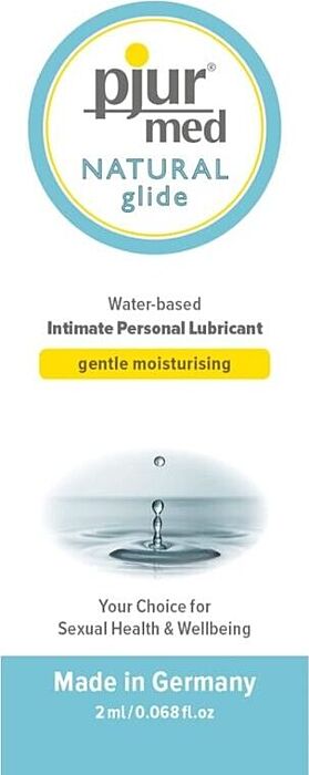 Lubricante base agua PJUR med Natural 2 ml Lubricante base agua PJUR med Natural 2 ml