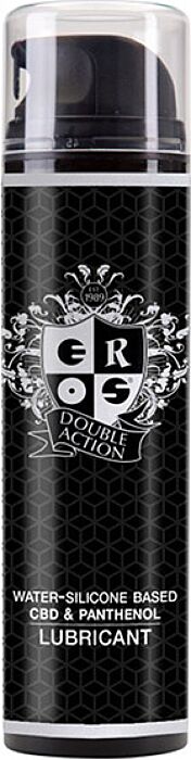 Lubricante híbrido Eros Double Action CBD 200 ml Lubricante híbrido Eros Double Action CBD 200 ml