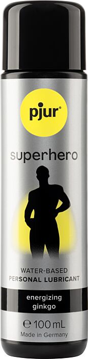 Lubricante Pjur Superhero Glide 100 ml con Ginkgo Lubricante Pjur Superhero Glide 100 ml con Ginkgo